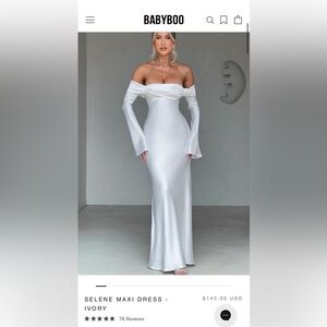 Babyboo Selene Maxi Dress size small